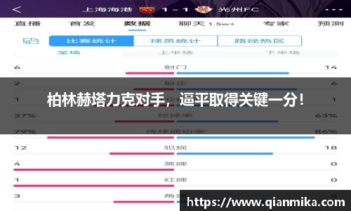 柏林赫塔力克对手，逼平取得关键一分！